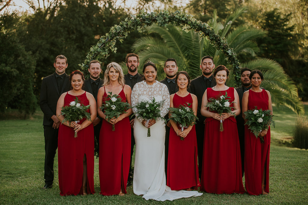 The wedding party