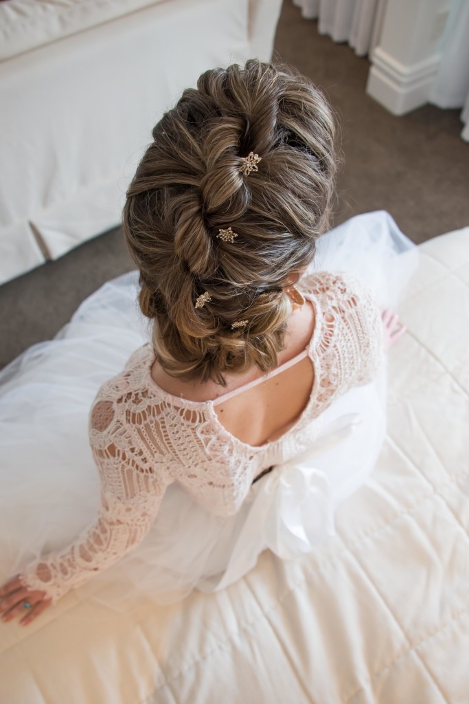 back view  hair style,  location , Duke od Marlborough Hotel,Hair Laurel Stratford